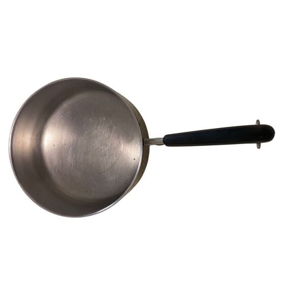 Vintage Paul Revere 1 QT Saucepan with Lid Copper Bottom Professional Cooking - Picture 2 of 4